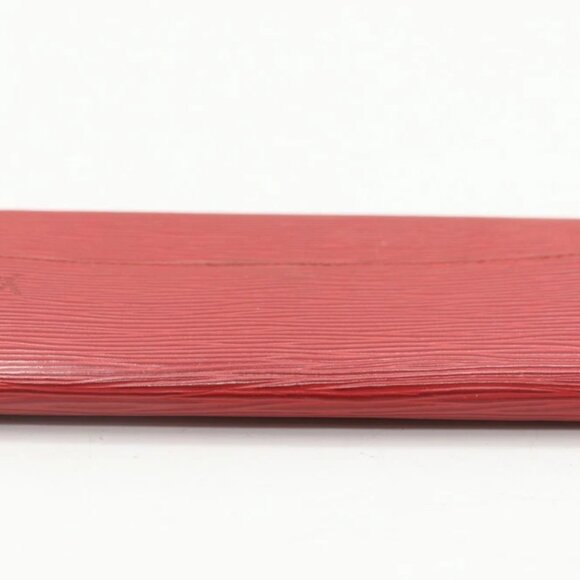 Louis Vuitton Epi Red Leather Pochette Porte-Monnaie Wallet - Picture 8 of 16